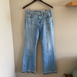 ⭐️Adriana Goldschmied Angel bootcut raw hem jeans